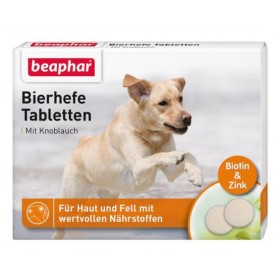 beaphar Bierhefetabletten mit Knoblauch 65g/100 Tabl. (15469) Hund