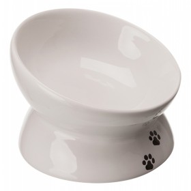 TRIXIE Keramiknapf Katze ergonomisch 0,15 l/13 cm weiß (24798)