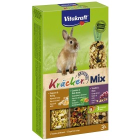 Vitakraft Kräcker Mix Popcorn / Gemüse / Nuss Zwergkaninchen 3St./160g (25087)