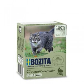 BOZITA Cat Häppchen in Soße 370g Tetrapack Kaninchen (04932)