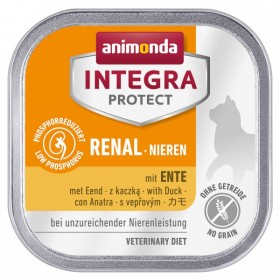 animonda INTEGRA PROTECT Katze Renal/Nieren 100g Schale mit Ente (86616)