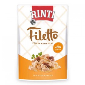 RINTI Filetto 100g Pouch Huhnfilet mit Herz Jelly (95402)