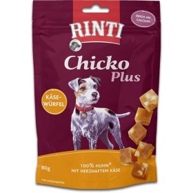 RINTI Chicko Plus 80g Beutel Käsewürfel mit Huhn (91421) Hundesnack