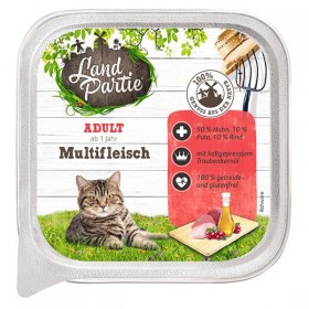 LandPartie Katze 100g Schale Adult Multifleisch (812915)