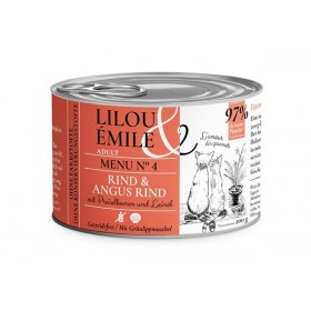 Lilou & Émile Adult Menu No.4 200g Dose mit Rind und Angus-Rind (813321)
