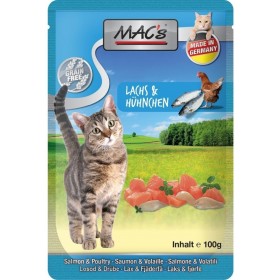 MAC's Cat 100g Pouch mit Lachs&Geflügel und Preiselbeeren (00850)
