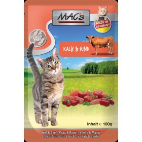 MAC's Cat 100g Pouch mit Kalb&Rind und Cranberry (00852)