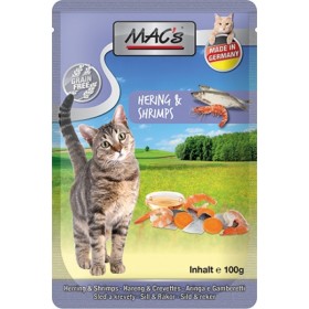 MAC's Cat 100g Pouch mit Geflügel, Hering&Shrimps (00856)