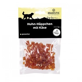 MAJESTIC Hundesnack Huhn-Häppchen 80g mit Käse (612704)