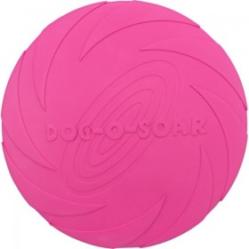 TRIXIE Hundespiezeug Dog Disc Frisbee schwimmt 24cm (33503) Naturgummi