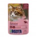 BOZITA Cat Häppchen in Gelee 85g Pouch mit Rind (03632)